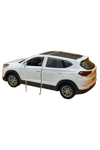 JPT Metal model Hyundai Tucson replica white 1:32 sound and lights