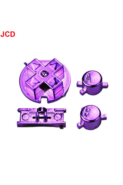choice2 Purple JCD 1set For Game Boy Electroplating Button Shell For GBC Game...