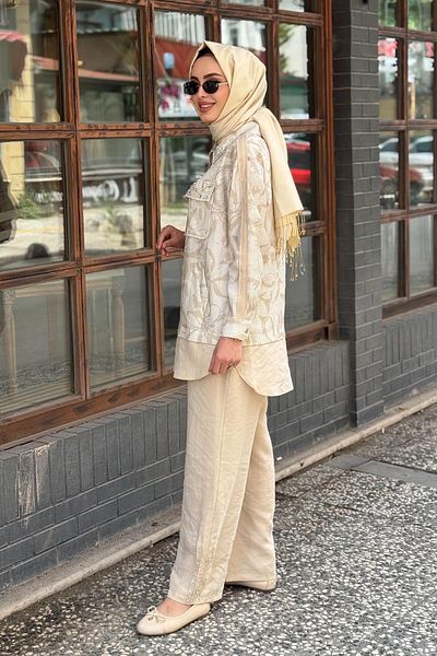 Moodbasic Suit with Trousers Ma24.23 Beige