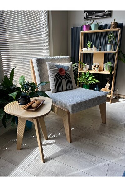almital mobilya aksesuarları furniture accessories Dina Huş Ağacı Üçgen Tekli...