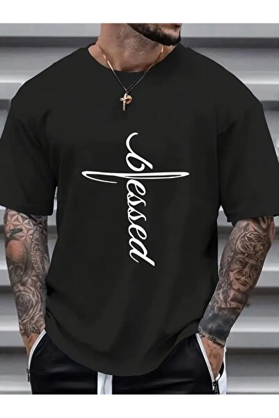 LAND MODA Ανδρικό μπλουζάκι casual 180g από 100% βαμβάκι