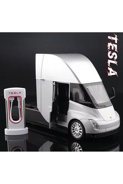 JPT Tesla Truck SEMI model with sound, lights, doors opener 1:24