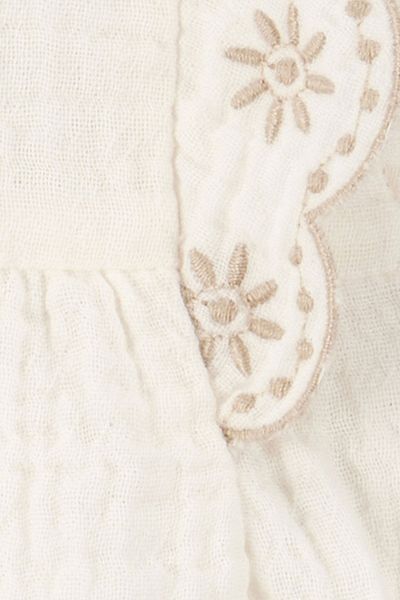 Carter's Baby Girl 2-Piece Denim Shorts Bodysuit Cream 1S468310