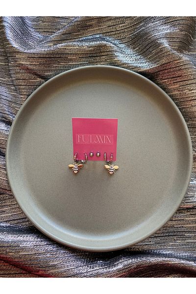 Fulmin Bee Model Multiple Earrings