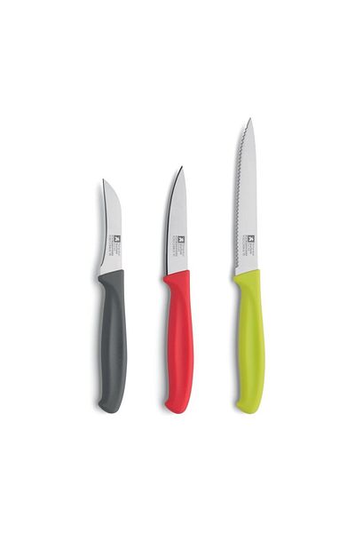 RICHARDSON SHEFFİELD Richardson Sheffield knife set, stainless steel blade, plastic handle, 3 pieces