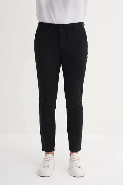 Cazador Pantaloni negri Jogger pentru bărbați 08