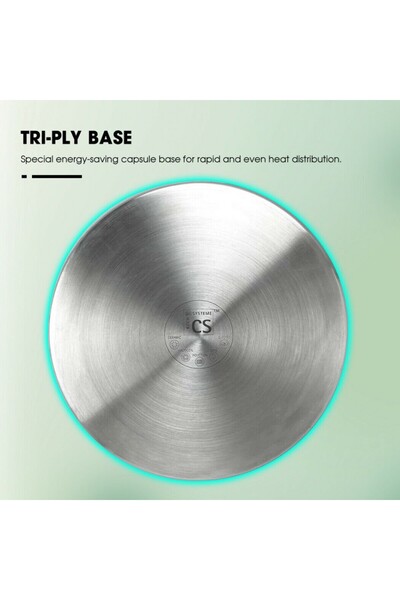 Carl Schmidt Sohn CS Trier pot, stainless steel, 32 x 28 cm, 22 liters