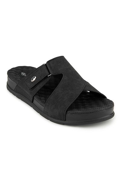 stoneclass Men's Massage Anatomical Orthopedics Skin Leather Slippers