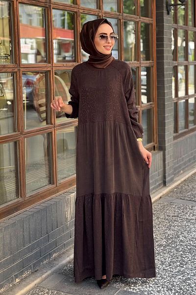 Invee Invee Dress 7033 Brown
