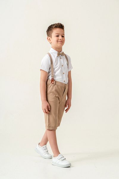 My Hanne Coat of Arms Bow Tie Boy's Suit 2541