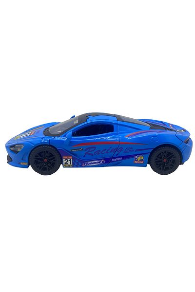 JPT McLaren P1 metal model, blue with sound, lights, opens everything