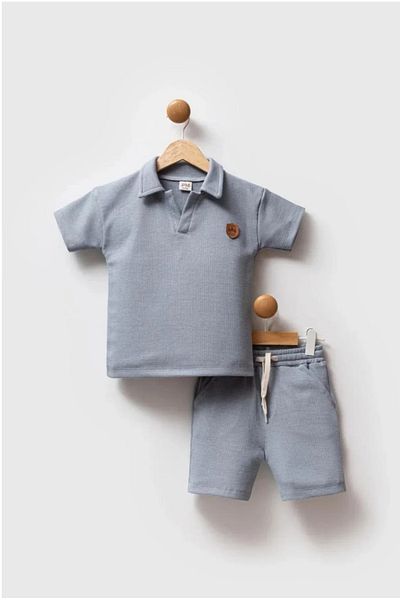 neocotton Children's 2-Piece Set with Cotton Shorts