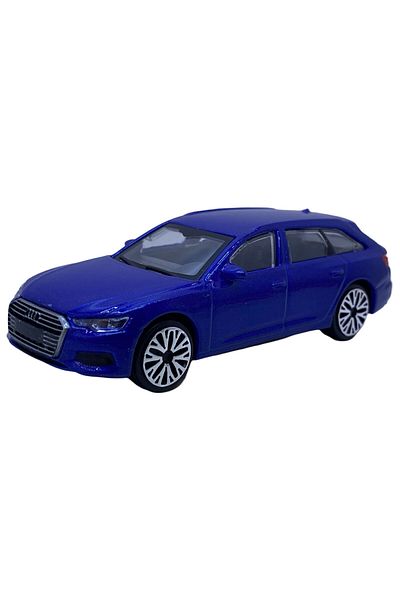 JPT Audi A6 Avant 1:43 Blue Model Car - Bburago Street Fire