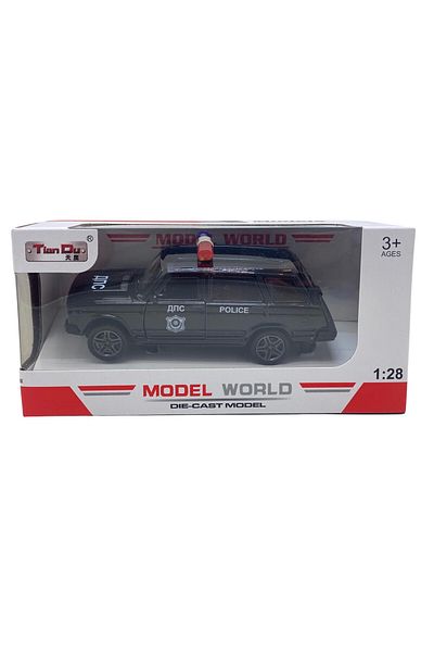 JPT Metal replica model Police Lada 1:28