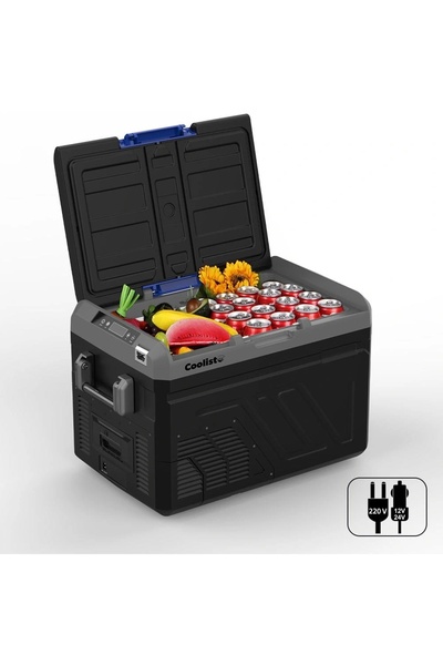Genel Markalar Coolist CLK40 12/24Volt/220Volt 40 Litre Kompresörlü Oto Buzdolabı/Dondurucu