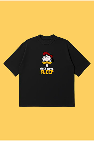 PURE POWER Tricou Sleepy Donald Duck Boxy Fit supradimensionat unisex tricou ...