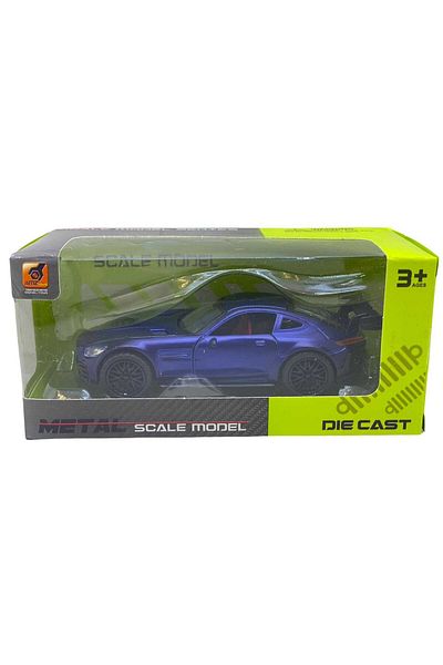 JPT Mercedes SLS blue 1/36 metal replica model