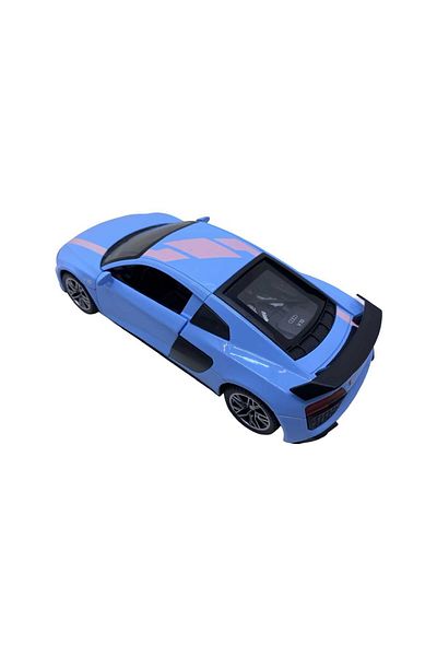 JPT Blue Audi R8 replica model with sounds and lights, 1:32 scale