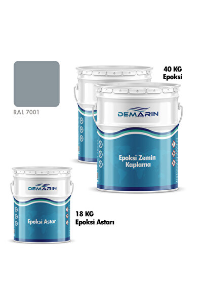 Demarin Epoksi zemin kaplama set (40 kg epoksi + 18 kg astar)