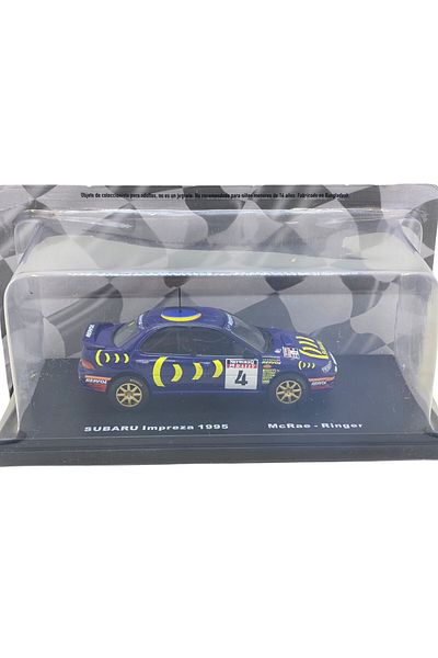 JPT Car model 1/43 subaru impreza 1995 McRae-Ringer, blue
