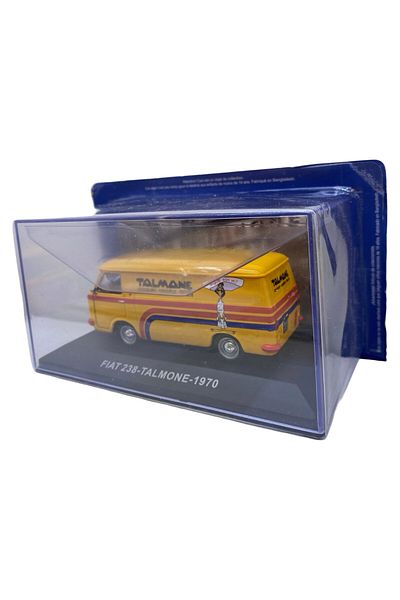 JPT Fiat 238 Talmone 1970 model car 1:43 Orange/Yellow