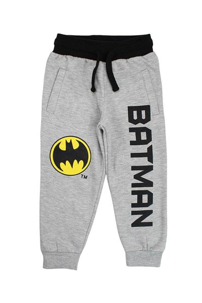 Batman Boys' tracksuit bottoms, padded, gray, 3 years, 98 cm, Batman