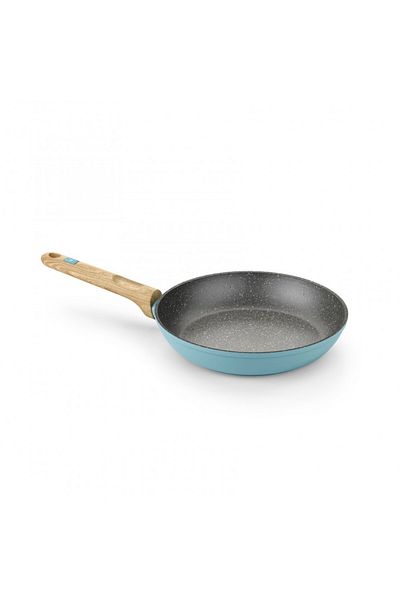 Bra Set of 3 Nordik pans, aluminum, induction, 3 layers of Quantanium non-stick, 4 mm, 20-24-28 cm