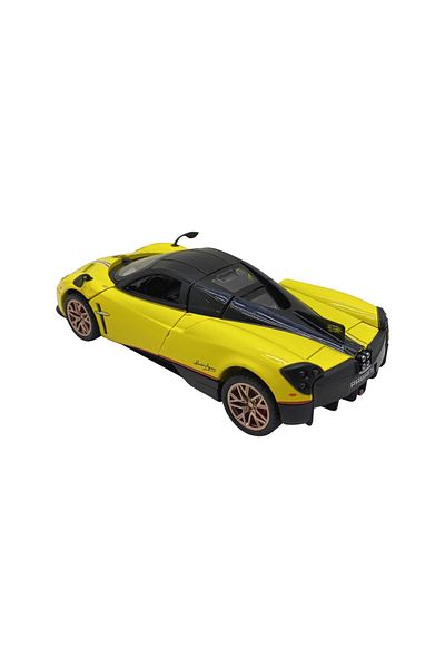 JPT Pagani Zonda yellow metal model replica 1:32 with sounds and lights