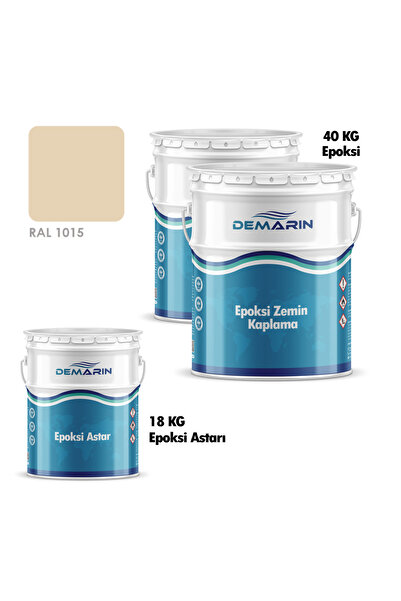 Demarin Epoksi zemin kaplama set (40 kg epoksi + 18 kg astar)