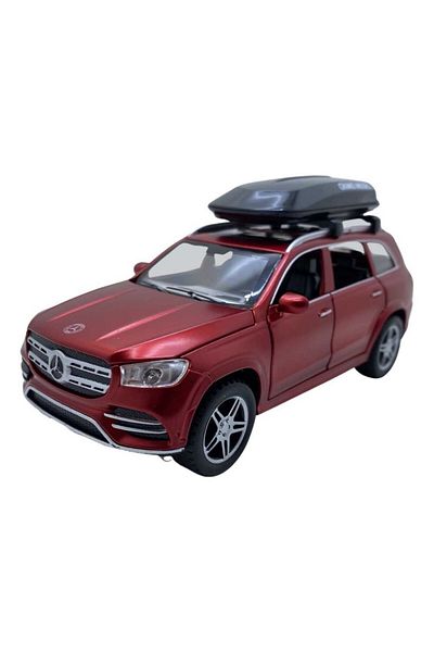 JPT Red Mercedes GLS metal replica model with lights and sound