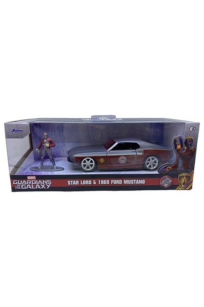 JPT Model Ford Mustang 1969 with Star Lord Figure Marvel Guardians