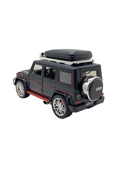 JPT Mercedes Benz G black metal model replica 1:24 sound, lights, smoke