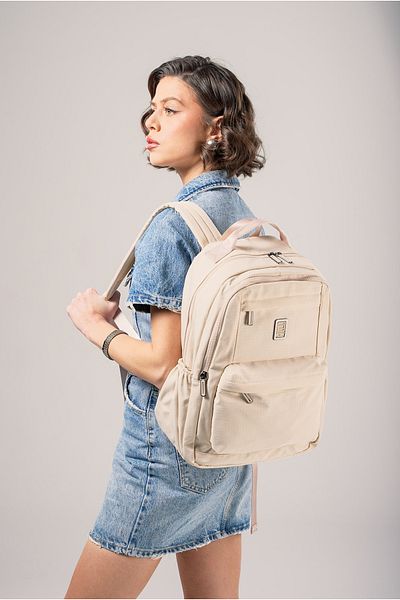 ÇÇS Ççs Women's Backpack Ccs17995 Beige