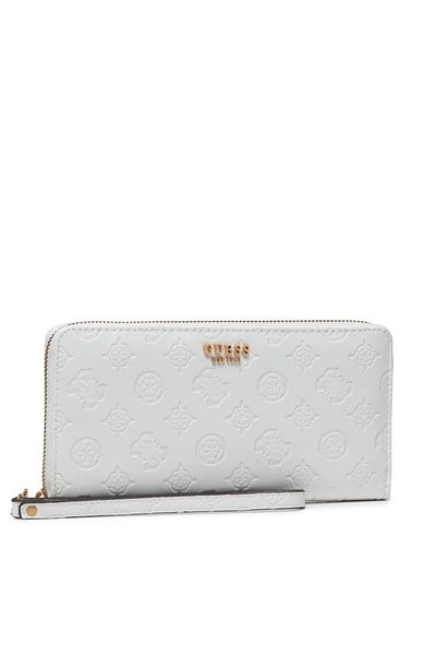 Guess Portofel mare pentru femei Zanelle Slg Cheque Organizer Swpa84 92630 Alb