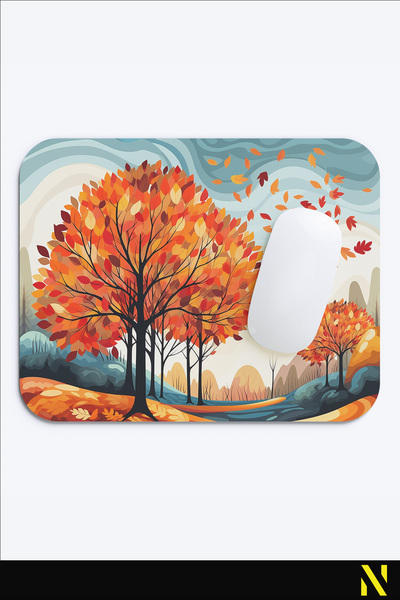 nilizma Mousepad ergonomic cu tematică de toamnă, bază anti-alunecare, pentru...