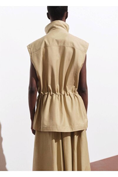 MANGO Woman Kargo cepli oversize yelek