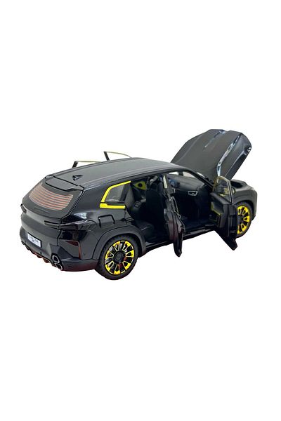 JPT BMW XM Die-Cast SUV Model 1:24 Black -sounds, lights and spring- 20cm