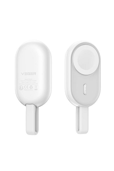 REDz Accessories External Battery For Apple Watch, 1200 Mah, Veger W0102, White
