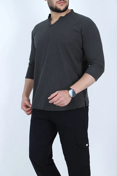BEYAZTOPTAN 100% ΠΟΙΟΤΙΚΟ ΑΝΔΡΙΚΟ ΠΟΥΚΑΜΙΣΟ HAMBEZ POOR SLEEVE
