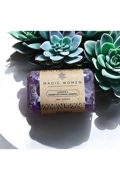 MAGİC WOMEN MAGIC WOMEN- Doğal Kabak Lifli Sabun Lavanta