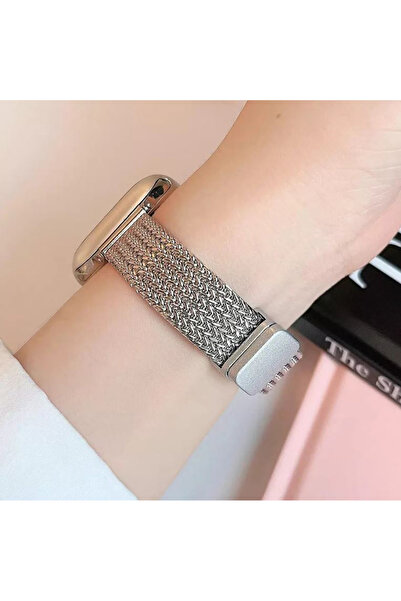 REDz Accessories Λουράκι Milanese Luxury για Apple Watch, Μεταλλικό Ύφασμα, Μαγνητικό, Ασημί - 38/40/41 mm