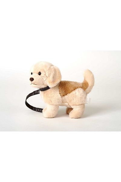 JPT Labrador - Golden Retriever plush dog with leash 23cm nat geo