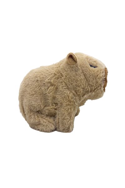 JPT Light brown battery-operated plush capybara that hops and makes sounds