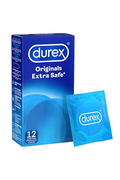 Durex Durex Originals Extra Safe Condoms, Maximum Protection and Comfort, 12 Pieces