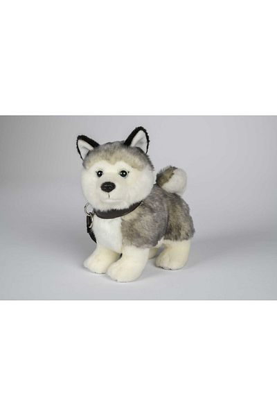 JPT Husky dog ​​toy plush 23 cm with leash nat geo