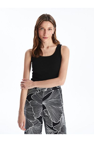 LC Waikiki Women's U-Neck Plain Undershirt