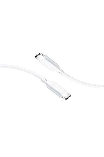 REDz Accessories Fast Charging Cable Type-c To Type-c, Pd, 3a, Bluestar, 1.2 M, White