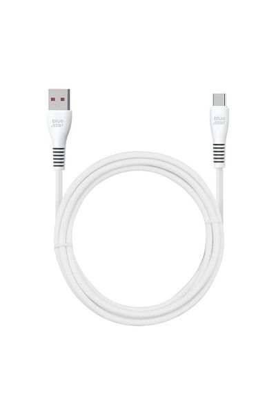 REDz Accessories Usb To Type-c Charging Cable 2a, 12w, Fast Charge, Bluestar Dc99c, 1m, White