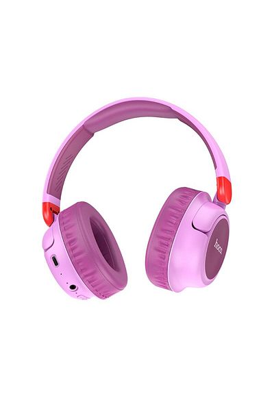 REDz Accessories Hoco W43 Wireless Headphones, Bluetooth 5.2, 25h Autonomy, Tf Card & Aux, Over The Ear, Purple