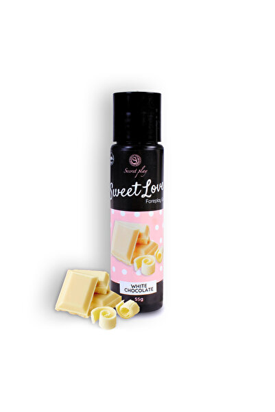 SECRET PLAY Gel Comestibil cu Aroma de Ciocolata Alba pentru Preludiu Pasiona...